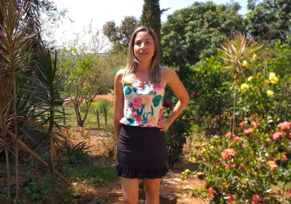 deficiente visual Tânia