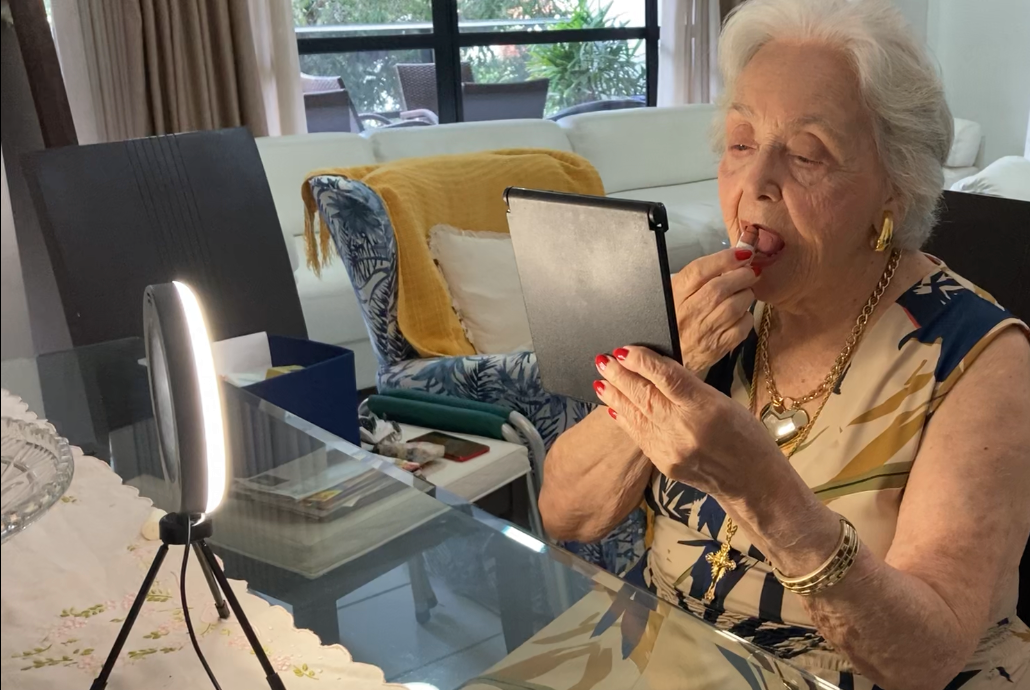 Zuleide influenciadora da terceira idade