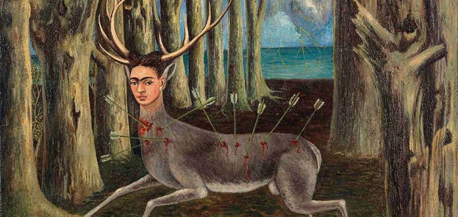 o-veado-ferido_1946_pintura-a-óleo-de-Frida Kahlo-TASCHEN