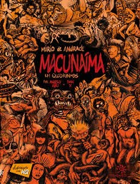 Capa do livro "Macunaíma em quadrinhos"