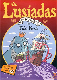 Capa do livro "Os Lusíadas em quadrinhos"