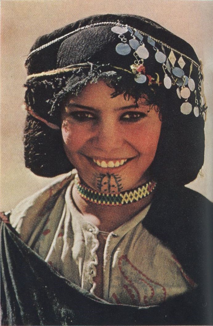 Foto de uma mulher Berber do Marrocos