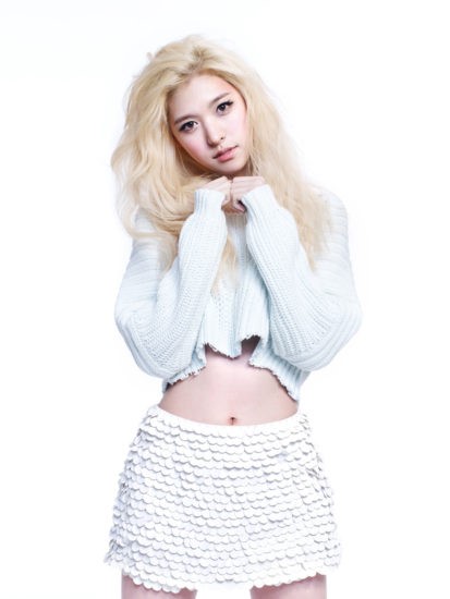 Foto de Alice, vocalista da banda sul-coreana: Hello Venus