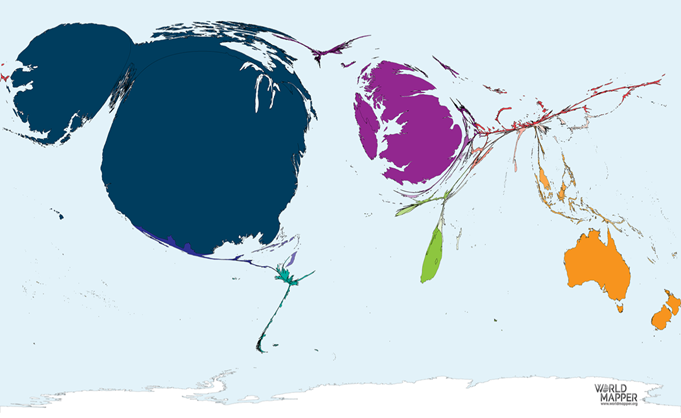 anamorfose geografica