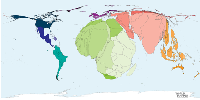 anamorfose geográfica