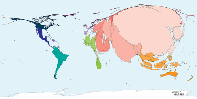 anamorfose geográfica