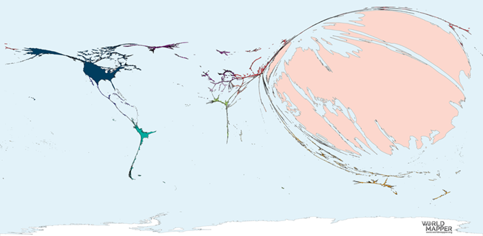 anamorfose geográfica
