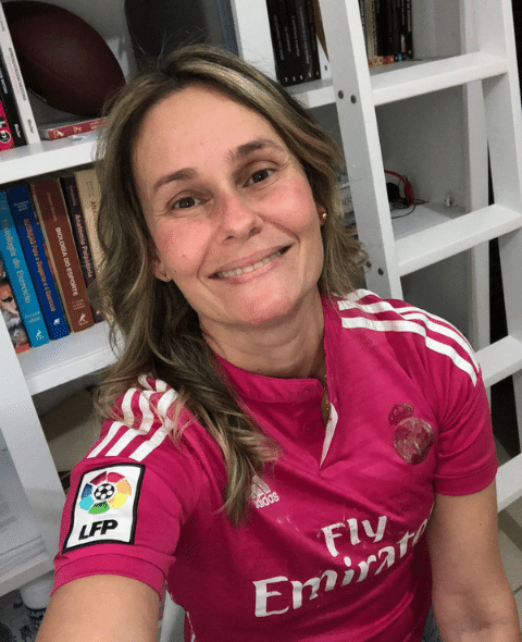 A professora Telma Antunes