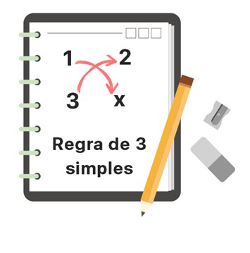 regra de três simples