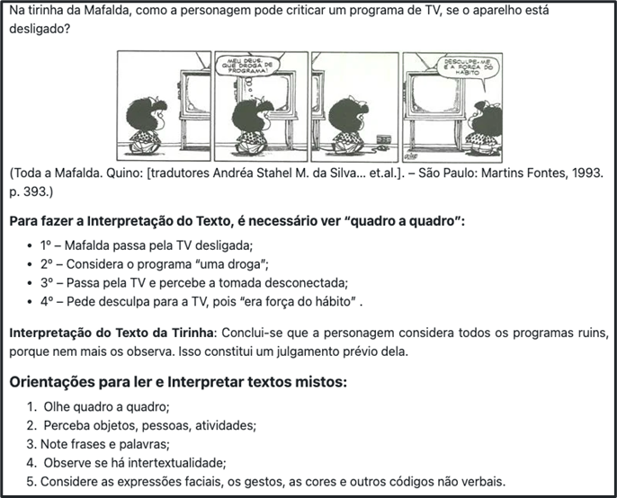 tirinha enem mafalda