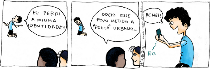 tirinha identidade