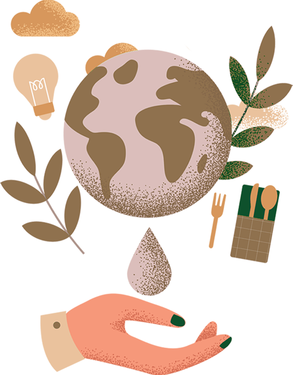 Ilustração Sustentabilidade Inteligente